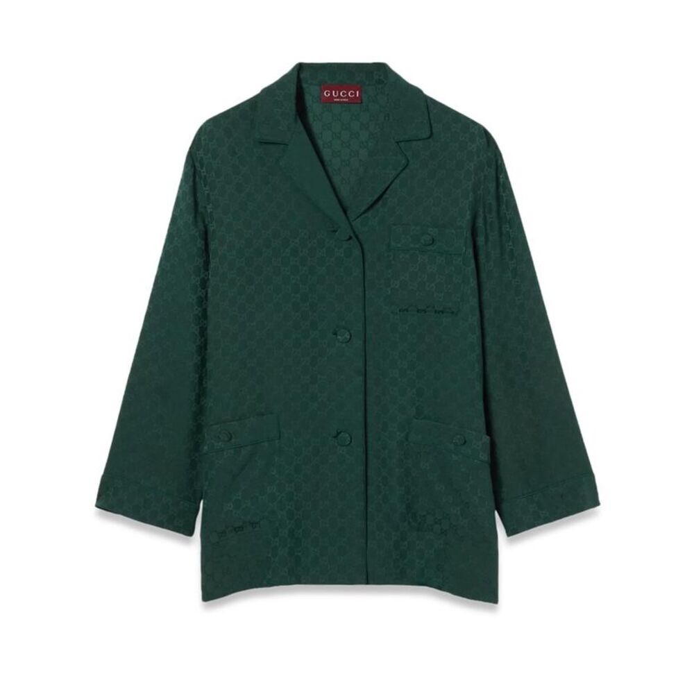 Gucci Women Gucci Women Jacquard Gg Shirt